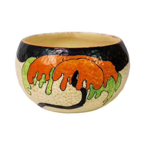 162 - A Clarice Cliff Woodland pattern ashtray. Bizarre marks, diameter 12cm together with a Woodland oran... 