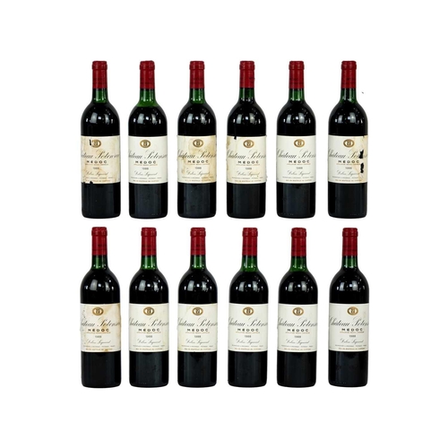 209 - Twelve bottles of Chateau Potensac. Medoc 1988. Each 75cl, 12.5% vol.