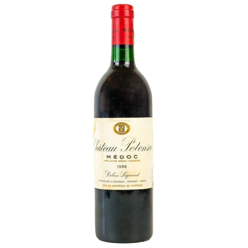 209 - Twelve bottles of Chateau Potensac. Medoc 1988. Each 75cl, 12.5% vol.