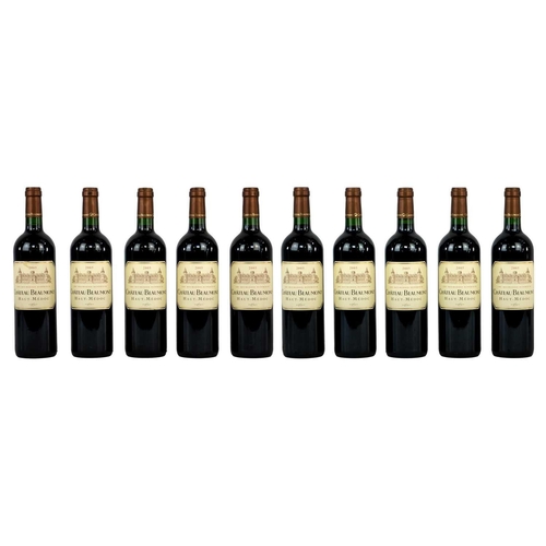 212 - Ten bottles of Chateau Beaumont 2005 Haut-Medoc Bordeaux wine. Each 750ml, 13.5% vol.