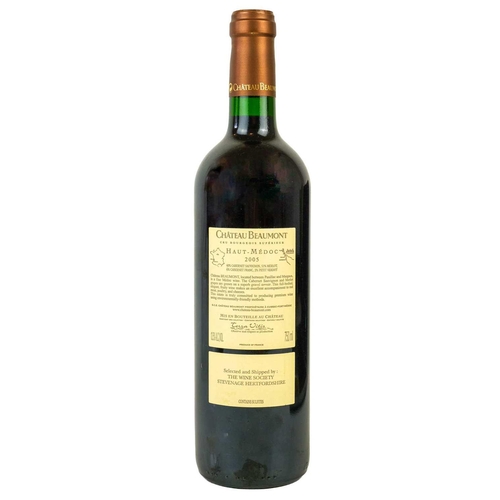 212 - Ten bottles of Chateau Beaumont 2005 Haut-Medoc Bordeaux wine. Each 750ml, 13.5% vol.