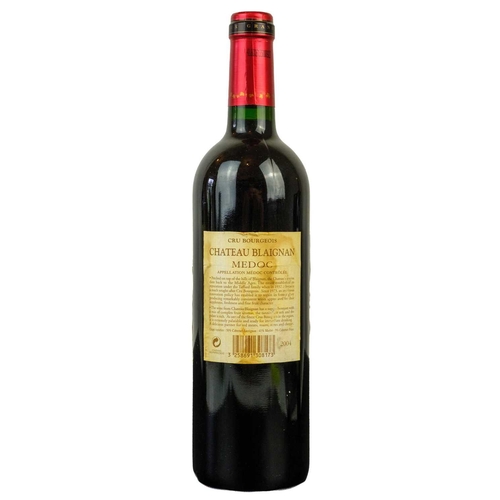 218 - Three bottles of Chateau Blaignan Medoc 2004 wine. Together with three Reserve Des Tuguets Madiran 2... 