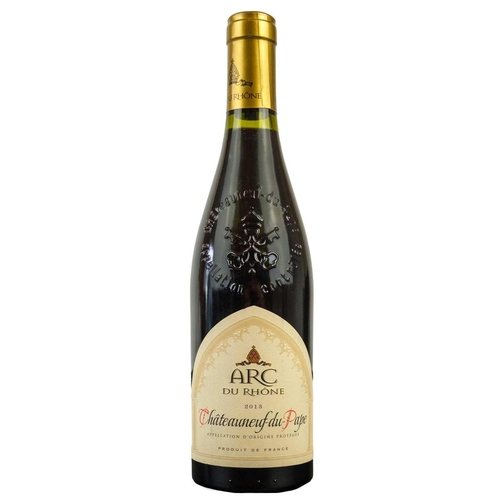 225 - Six bottles of Arc du Rhône Chateauneuf du Pape 2013. 750ml, 13.5% vol.