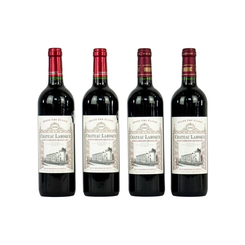 228 - Four bottles of St Emillion Grand Cru Chateau Laroque. Two are 2006 vintage and two are 2008 vintage... 