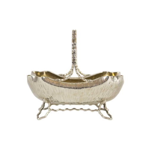 23 - A Hukin and Heath Christopher Dresser bon bon dish, circa 1880 And a Josef Hoffman style bon bon dis... 