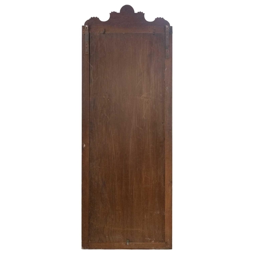 254 - A late Victorian mahogany pier glass. Height 173cm, width 62cm.