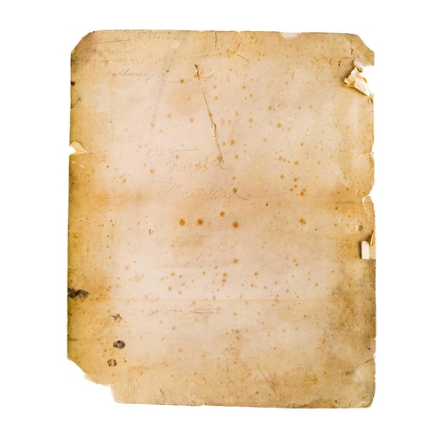 1053 - A 19th century portrait of St Peter. Watercolour on paper, 34.5cm x 28cm.