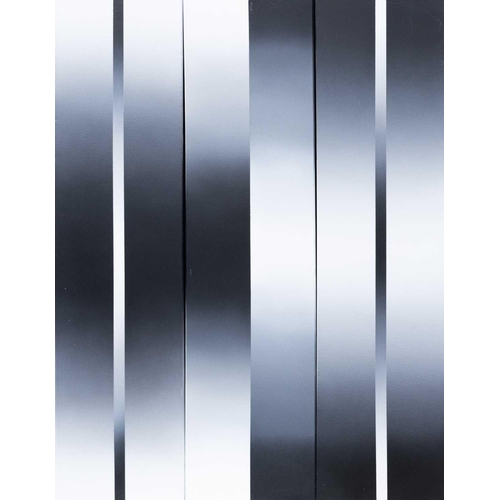 40 - Barrie COOK (1929-2020) Untitled (Minimum Means More Series), 2012 Acrylic on canvas triptych, total... 