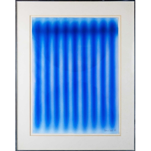 51 - Barrie COOK (1929-2020) Two Blues, 1986 Acrylic on paper, signed and dated ’86, 76 x 56cm, framed 99... 