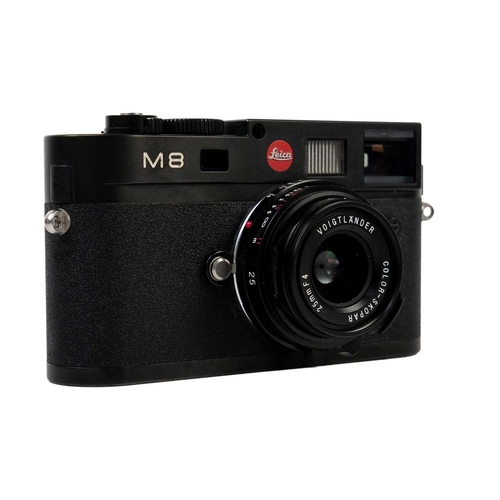 167 - A Leica M8 black camera serial No. 3198969. With a repair invoices dated 15/05/2020 together with a ... 