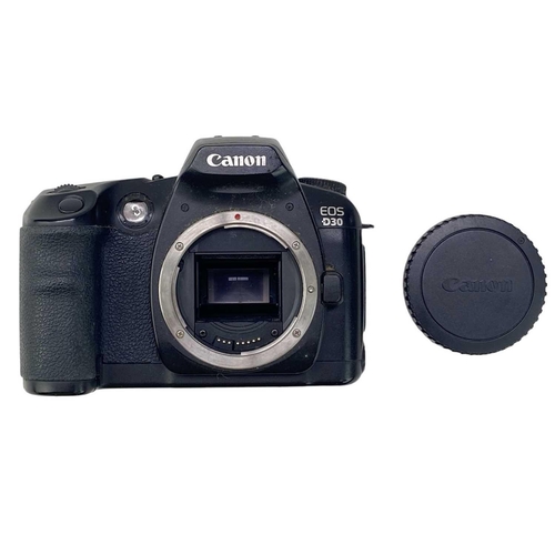 179 - A Canon EOS 40D camera body. Fitted with a Compact-Macro 50mm lens, together with a Canon D60 camera... 