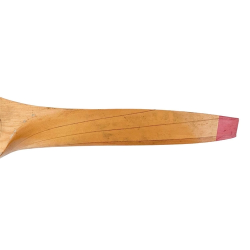 201 - A Sensenich Corp laminated propellor. With red painted tips, P/N22048, Model No 276-17, serial numbe... 