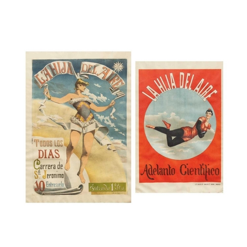 207 - M de Salvi, A Spanish colour lithograph Acrobat poster. Circa 1920, stamped De M Fernandez, Madrid, ... 