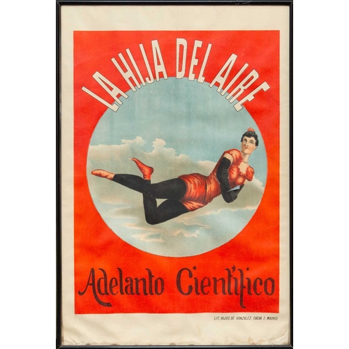 207 - M de Salvi, A Spanish colour lithograph Acrobat poster. Circa 1920, stamped De M Fernandez, Madrid, ... 