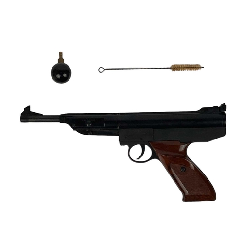 221 - A German EM-GE model LP3a air pistol. Stamped Cal 5.5mm, and number 50374, in polystyrene case with ... 