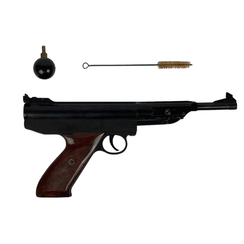 221 - A German EM-GE model LP3a air pistol. Stamped Cal 5.5mm, and number 50374, in polystyrene case with ... 