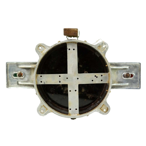 228 - A Japanese Daiko Keiki brass cased ship's binnacle compass. With gimbal fitting and adjustable red a... 