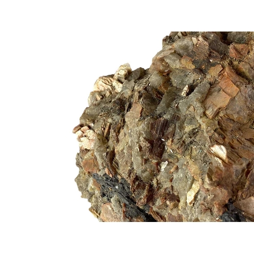 44 - A huge Cornish mineral specimen from South Crofty mine. Possibly cassiterite, weight 15.55kg.