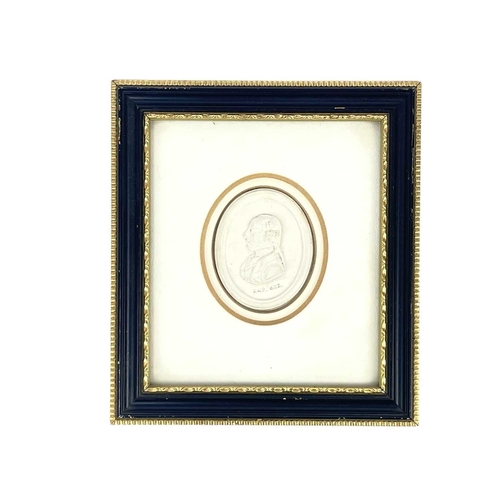 60 - A collection of twelve intaglios. In plaster and pottery, including one framed 19th century and late... 