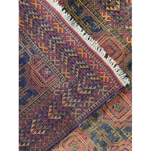 189 - An Afghan rug and a kelim rug. 167 x 125cm and 147 x 94cm. (2)