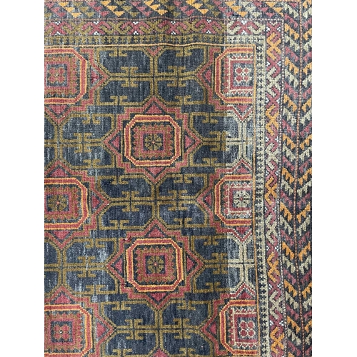 189 - An Afghan rug and a kelim rug. 167 x 125cm and 147 x 94cm. (2)