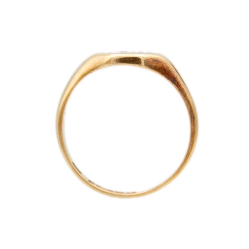 50 - Two 9ct hallmarked gold rings. One is a Victorian lady's signet ring with engraved monogram, sponsor... 