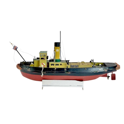 107 - A 1:32 scale model of a Thames type tug The Riverman by Calder Craft. Together with a Mount Fleet Mo... 