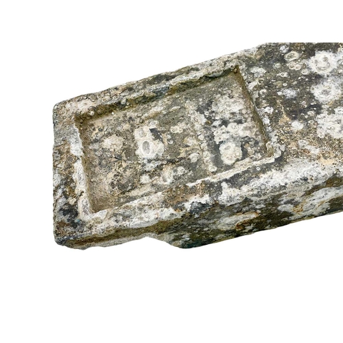 165 - A large 63lb 7oz Cornish tin ingot from Carvedras Smelting Works, Truro. L C Daubaz assay mark, with... 