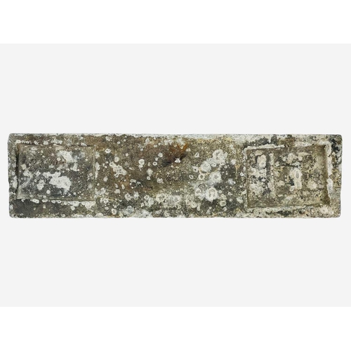 165 - A large 63lb 7oz Cornish tin ingot from Carvedras Smelting Works, Truro. L C Daubaz assay mark, with... 