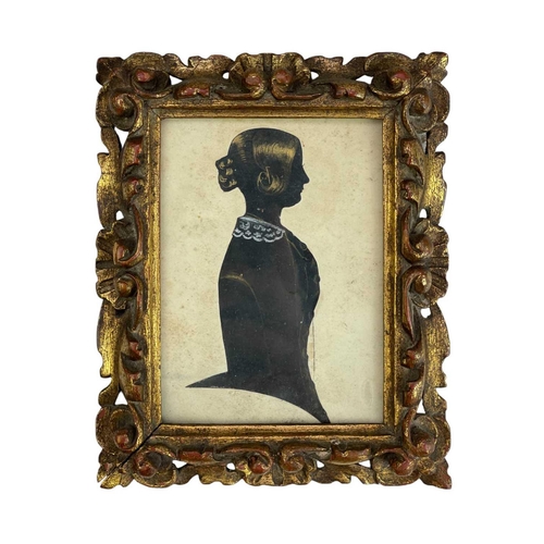 173 - A collection of 19th century and later silhouettes. Most highlighted with gilt, four in later frames... 