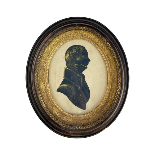 173 - A collection of 19th century and later silhouettes. Most highlighted with gilt, four in later frames... 