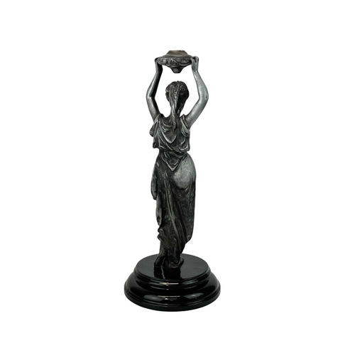 192 - A pair of French spelter figures of children. Late 19th century, titled 'Recompense' and 'Punition',... 