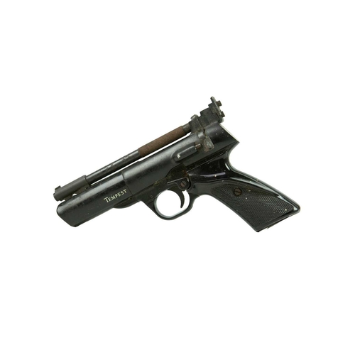 216 - A Webley & Scott Tempest air pistol. .22 calibre. Purchaser must be over the age of 18, collection i... 