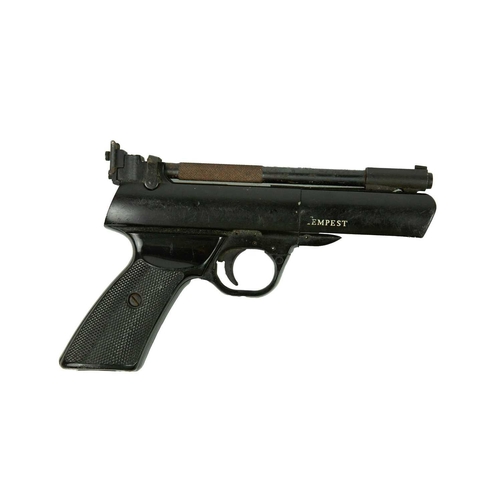 216 - A Webley & Scott Tempest air pistol. .22 calibre. Purchaser must be over the age of 18, collection i... 