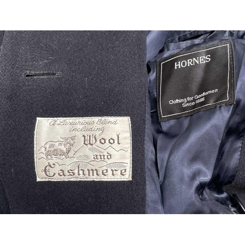 283 - A Burberry Gentleman's overcoat. Wool and Cashmere mix, size 41 reg together with three other Gentle... 