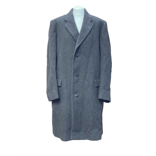 283 - A Burberry Gentleman's overcoat. Wool and Cashmere mix, size 41 reg together with three other Gentle... 