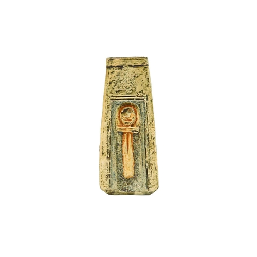 358 - A Troika coffin vase stickman type 1. Decorated by Teo Bernatowitz, height 17cm. There is a minute g... 