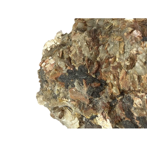 44 - A huge Cornish mineral specimen from South Crofty mine. Possibly cassiterite, weight 15.55kg.