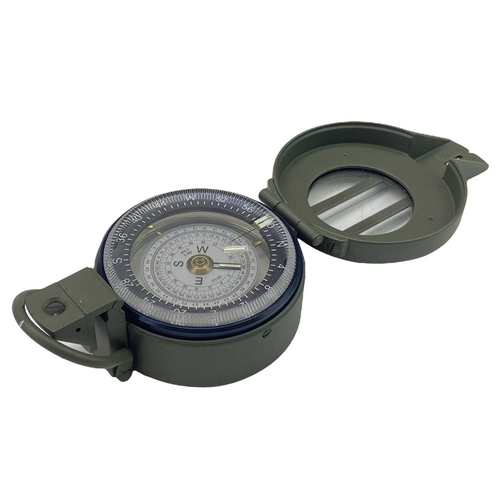 508 - A Francis Baker M88 prismatic compass. With a certificate together with a German Bakelite FPM handko... 