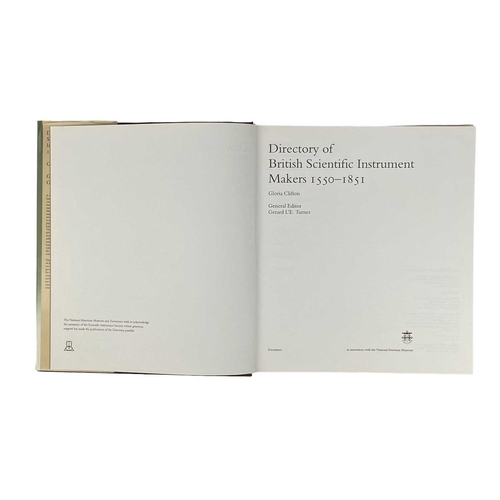 511 - Gloria Clifton; 1996 Directory of British Scientific Instrument Makers 1550-1851. Together with Baro... 