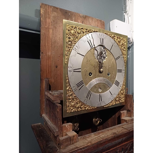 533 - An 18th century eight-day oak longcase clock by Robt Holborn, South Cave (Yorkshire). The 27cm (10 1... 