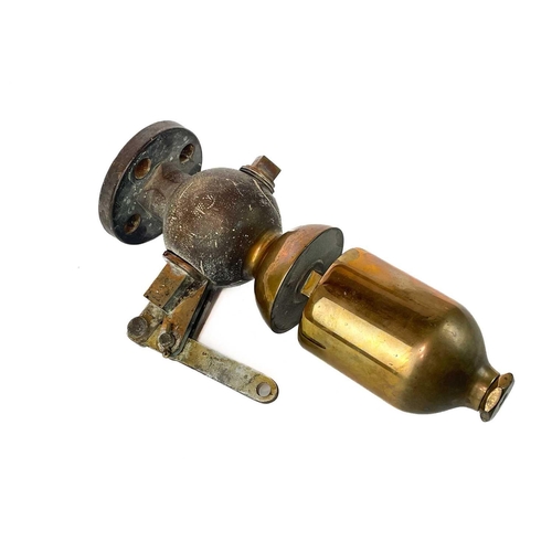 539 - A brass locomotive whistle. The valve is stamped BR(S) along with the Eastleigh triangle, and furthe... 