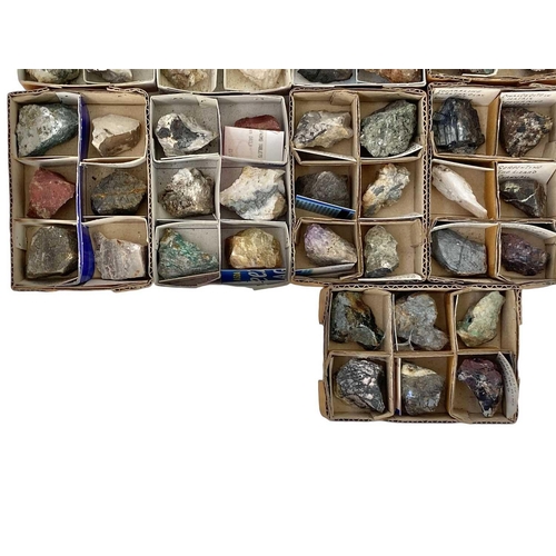 59 - A collection of 114 named Cornich mineral specimens. To include tourmaline Dorthy Pit Whitemoor, jam... 