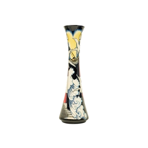 598 - Moorcroft Pottery limited edition DP to the Lighthouse pattern vase. Vase shape 365/12 designed by K... 