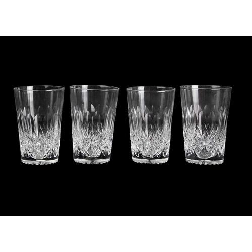 695 - A Waterford Crystal part suite. Lismore pattern comprising: six hock, five claret, five champagne fl... 