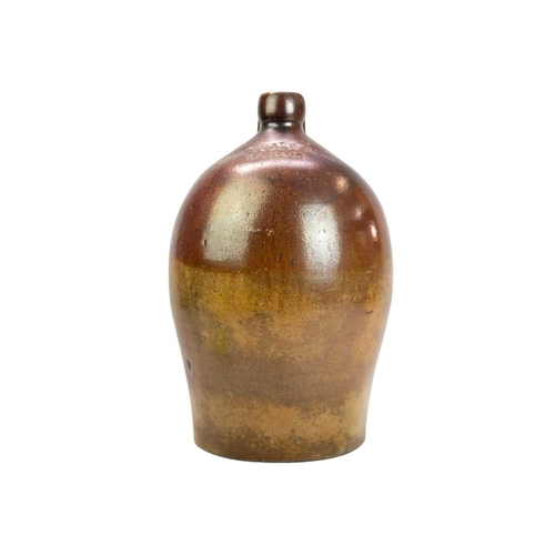 696 - A salt glaze flagon Cotton & Son Barum. Height 39cm. Glaze flaws with general wear and scratches, no... 