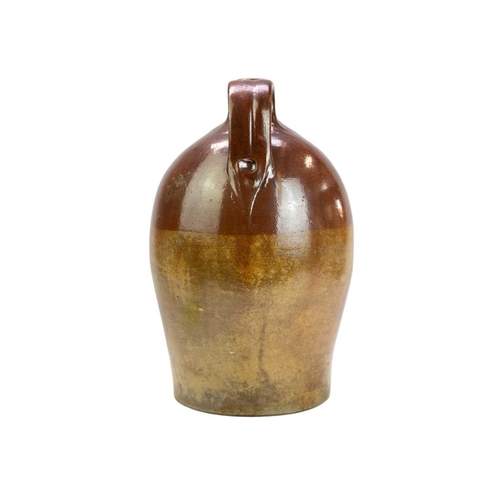 696 - A salt glaze flagon Cotton & Son Barum. Height 39cm. Glaze flaws with general wear and scratches, no... 