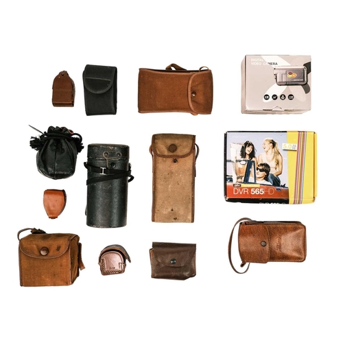 88 - A collection of cameras and accessories. Including a Nikon EM, a Minolta X-300, a Yashica TLR roll f... 