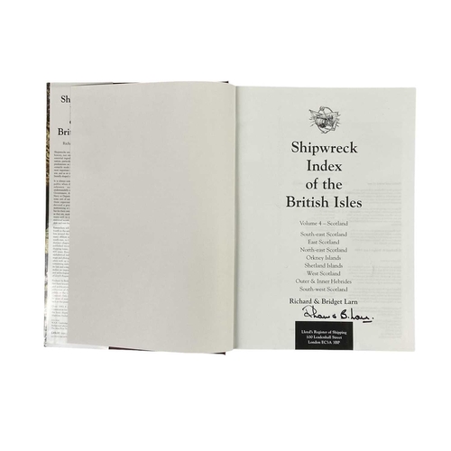 100 - Scotland Quite the comprehensive collection Richad & Bridget Larn. (1998) Shipwreck Index of the Bri... 