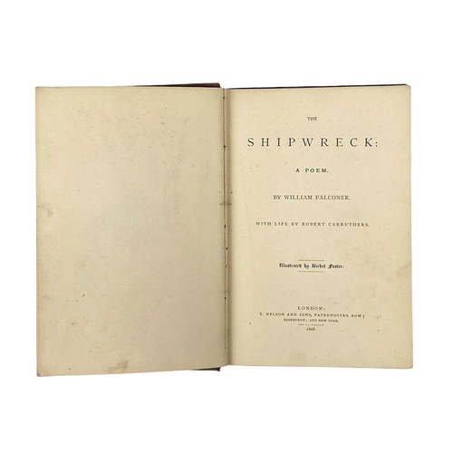 102 - Shipwrecks Fourteen late Victorian works with pictorial cloths Falconer, William (1868) The Shipwrec... 